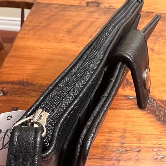 NWT Nautica RFID Black Women’s Wallet Clutch Organizer - Picture 7 of 8